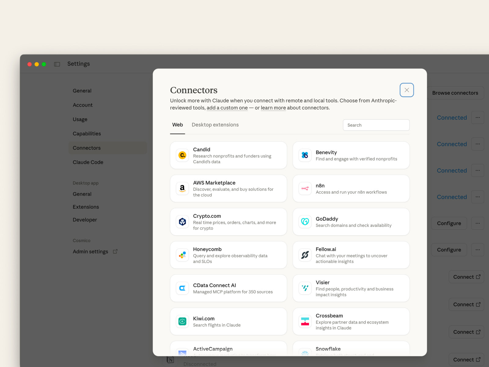 Claude MCP Integrations