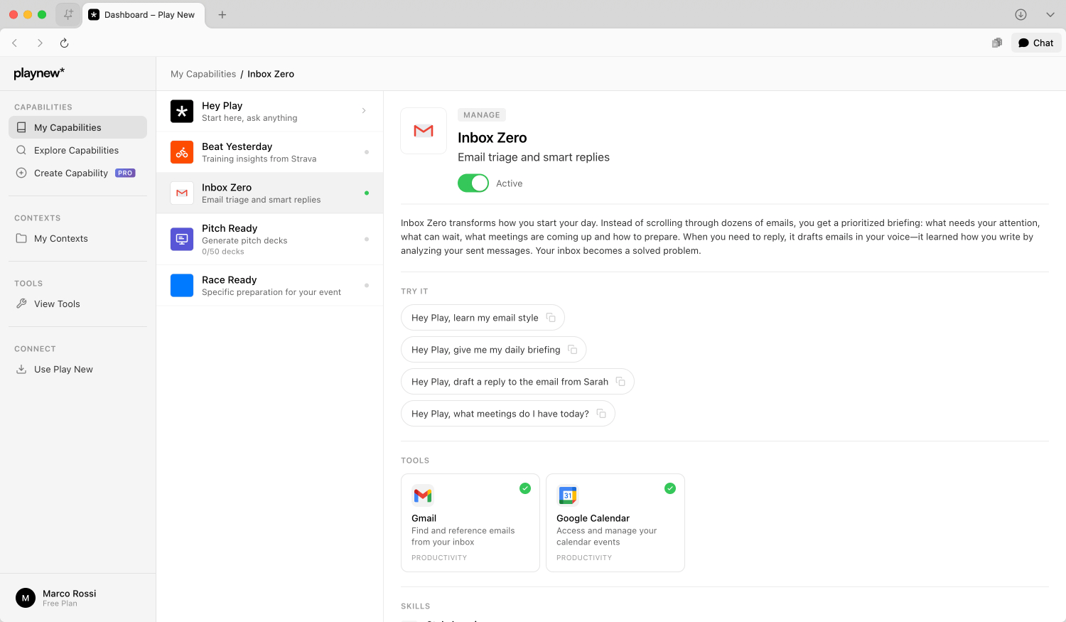 Play New Platform Demo